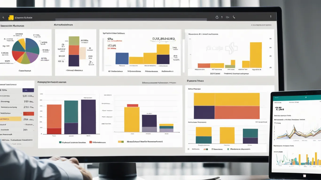 SalamatNegar - health services reports Power BI dashboard - هوش مصنوعی در سلامت