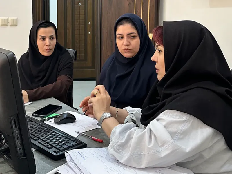 حضور کارشناسان سازمان بهداشت و درمان صنعت نفت